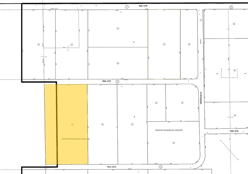 11475 E 53rd Ave, Denver, CO à louer - Plan cadastral – Image 2 sur 7