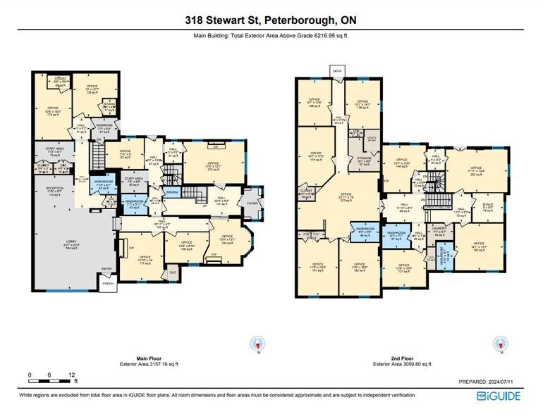 318 Stewart St, Peterborough, ON à vendre - Plan d’étage – Image 2 sur 2