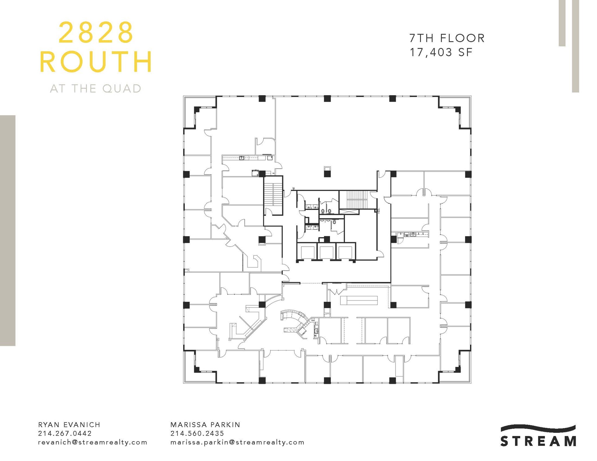 2828 Routh St, Dallas, TX à louer Plan d’étage– Image 1 sur 1