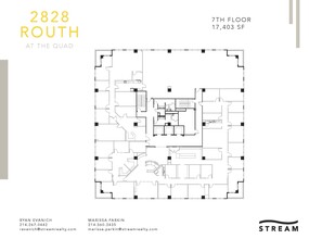 2828 Routh St, Dallas, TX à louer Plan d’étage– Image 1 sur 1