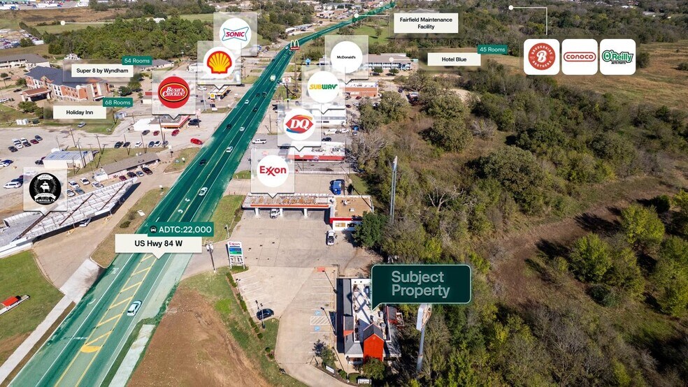 691 W Us Highway 84, Fairfield, TX à vendre - Photo de l’immeuble – Image 2 sur 2