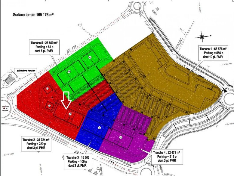 Local commercial dans SAINT-ANDRÉ-DE-CUBZAC à louer - Plan de site – Image 3 sur 4