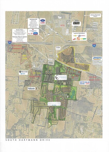 00 Hartman Dr, Lebanon, TN à vendre - Aérien – Image 2 sur 2