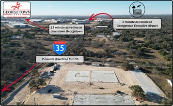 7000 Airport Rd, Georgetown, TX - Vue aérienne vue de carte