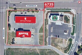 6735 N Carefree Cir, Colorado Springs, CO - Vue aérienne  vue de carte - Image1