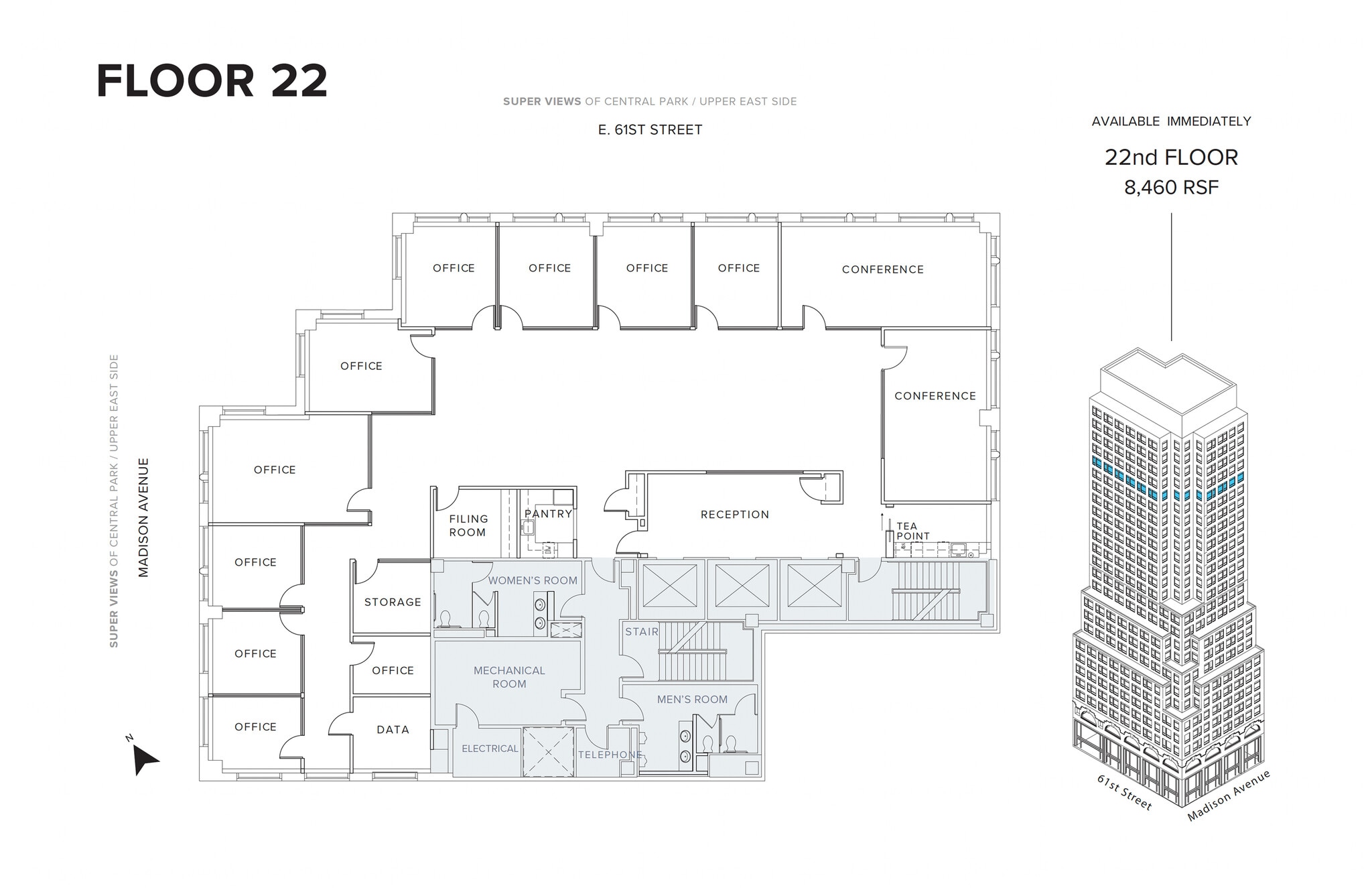 667 Madison Ave, New York, NY à louer Plan d’étage– Image 1 sur 1