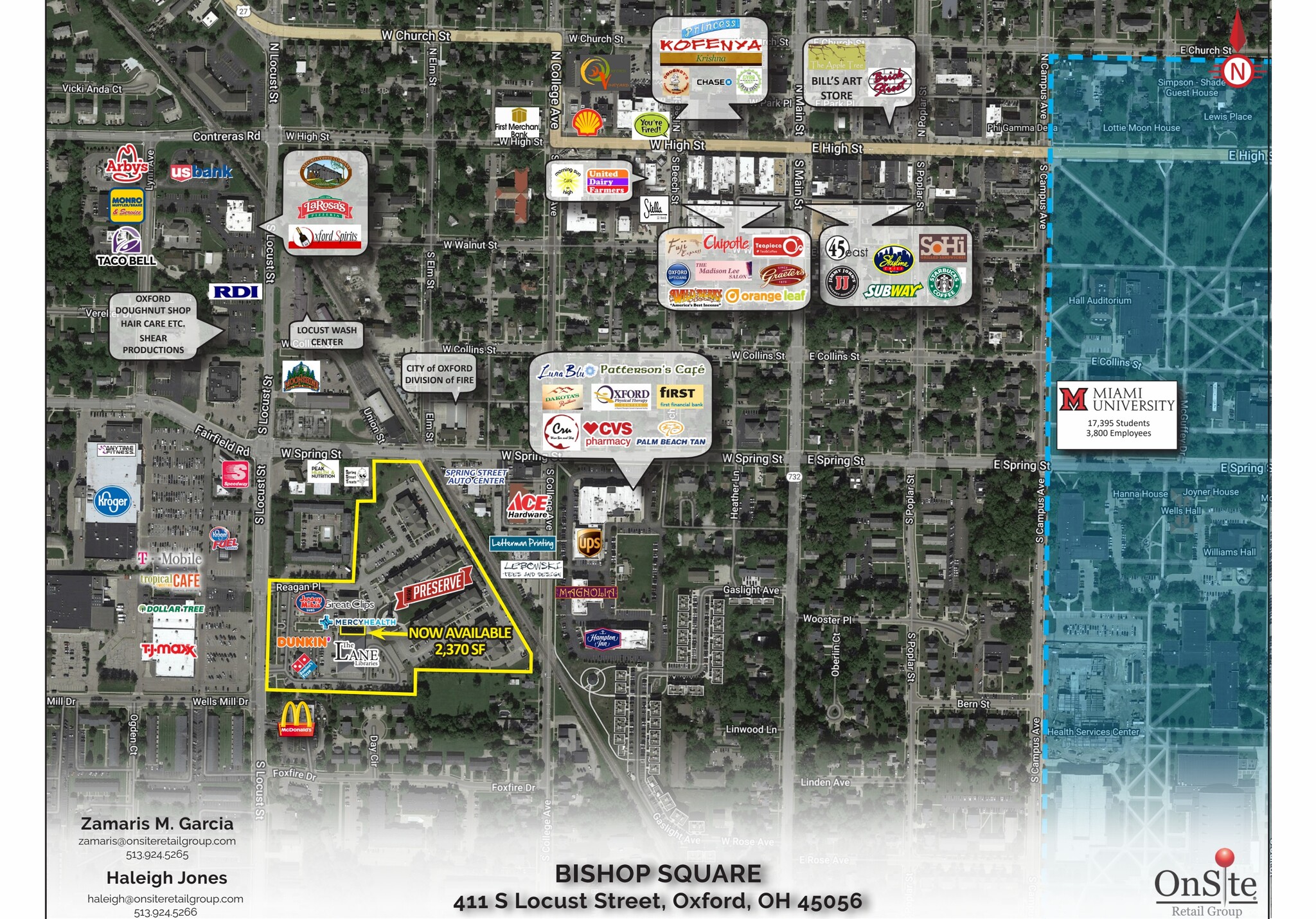 431 S Locust St, Oxford, OH à louer Carte– Image 1 sur 4