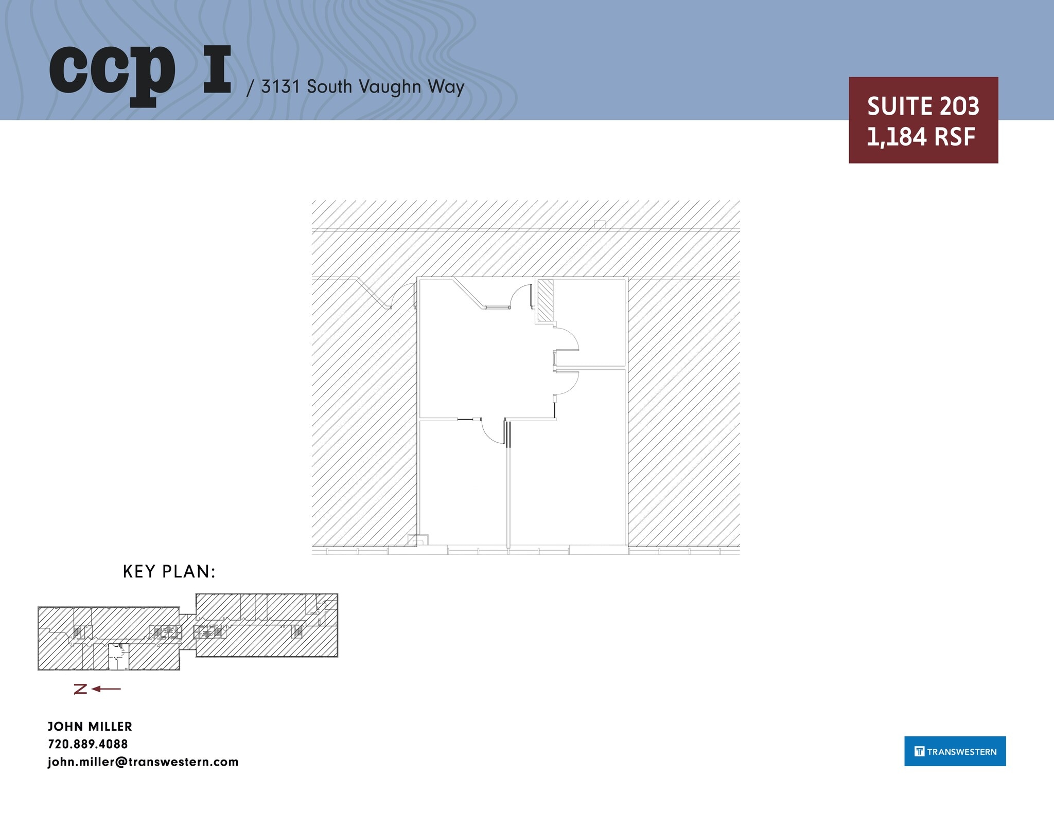 3131 S Vaughn Way, Aurora, CO à louer Plan de site– Image 1 sur 2