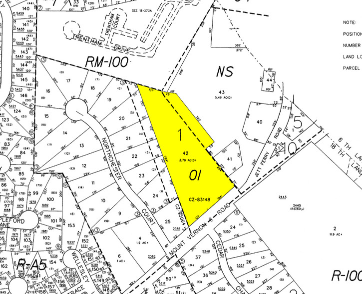 2402 Mount Vernon Rd, Dunwoody, GA à louer - Plan cadastral – Image 2 sur 9