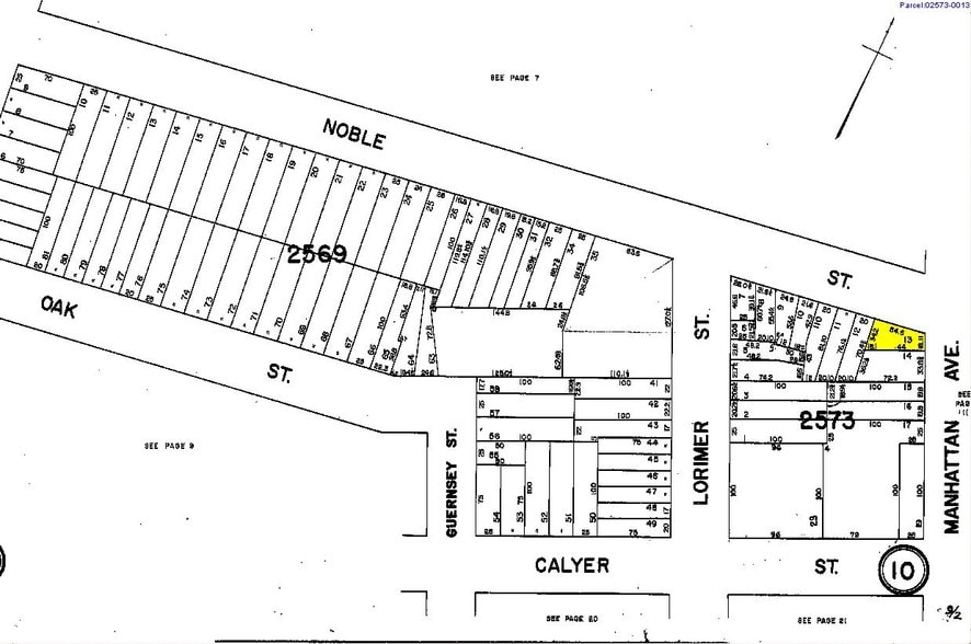 837 Manhattan Ave, Brooklyn, NY à louer - Plan cadastral – Image 2 sur 6