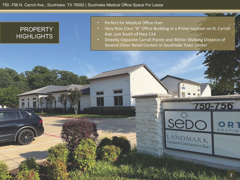 750-758 N Carroll Ave, Southlake, TX à louer - Photo de l’immeuble – Image 2 sur 10