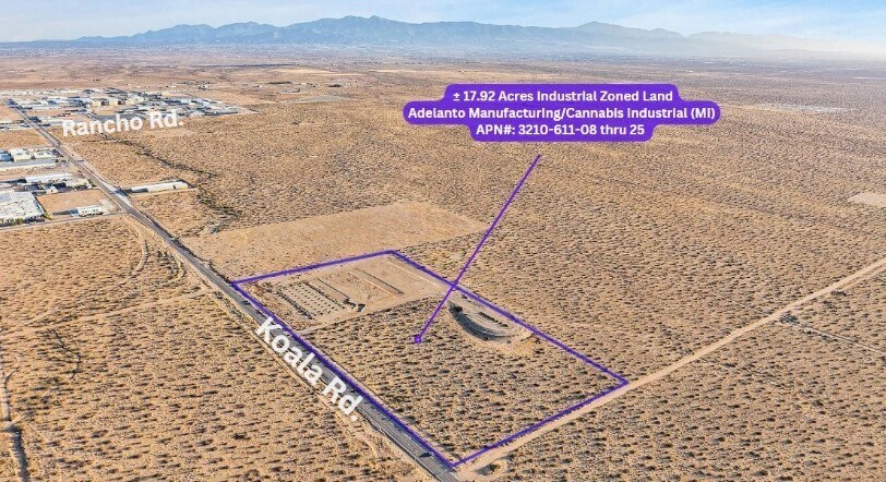Koala Rd. and Air Expy, Adelanto, CA à vendre - Photo de l’immeuble – Image 2 sur 4