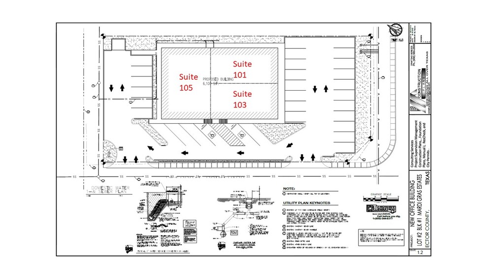 1801 E 87th St, Odessa, TX à louer - Plan d’étage – Image 3 sur 4