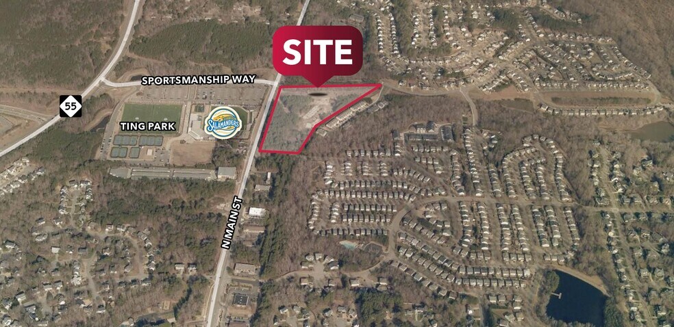 1220 N Main St, Holly Springs, NC à vendre - Aérien – Image 1 sur 6