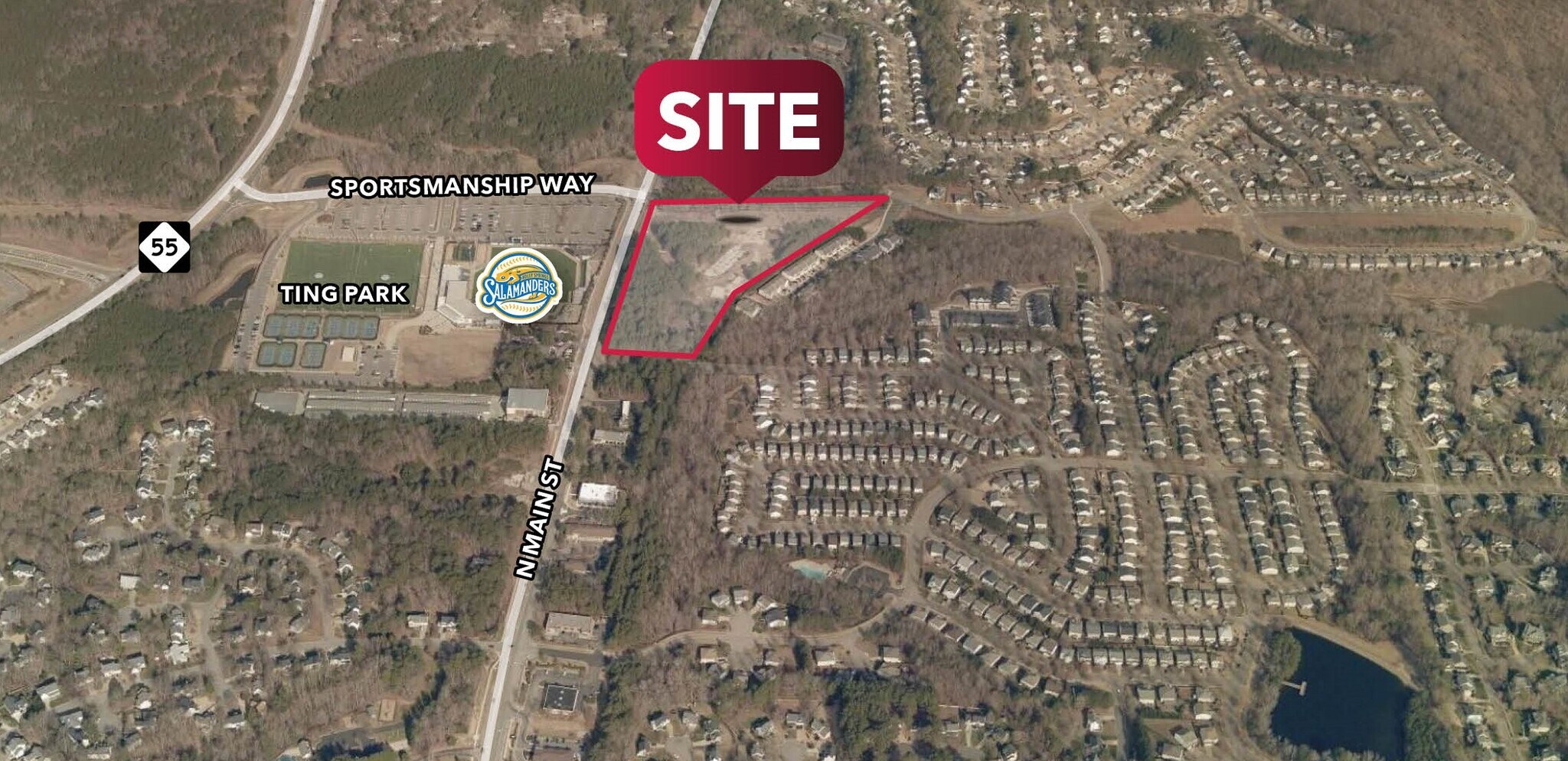 1220 N Main St, Holly Springs, NC à vendre Aérien– Image 1 sur 7