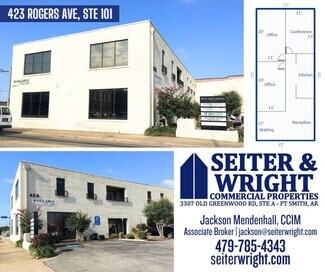 Plus de détails pour 423 Rogers Ave, Fort Smith, AR - Bureau à louer