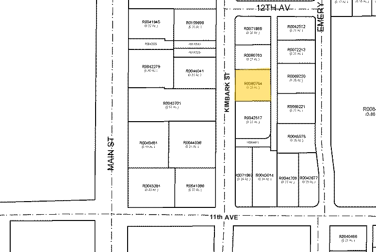 1116 Kimbark St, Longmont, CO à louer - Plan cadastral – Image 2 sur 5