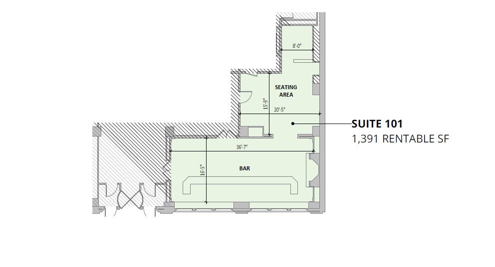 401 S LaSalle St, Chicago, IL à louer Plan d’étage– Image 1 sur 15