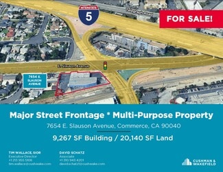 Plus de détails pour 7654 E Slauson Ave, Commerce, CA - Industriel/Logistique à vendre