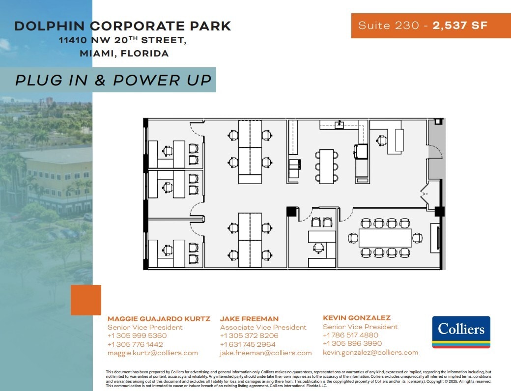 11410 NW 20th St, Miami, FL à louer Plan d’étage– Image 1 sur 2