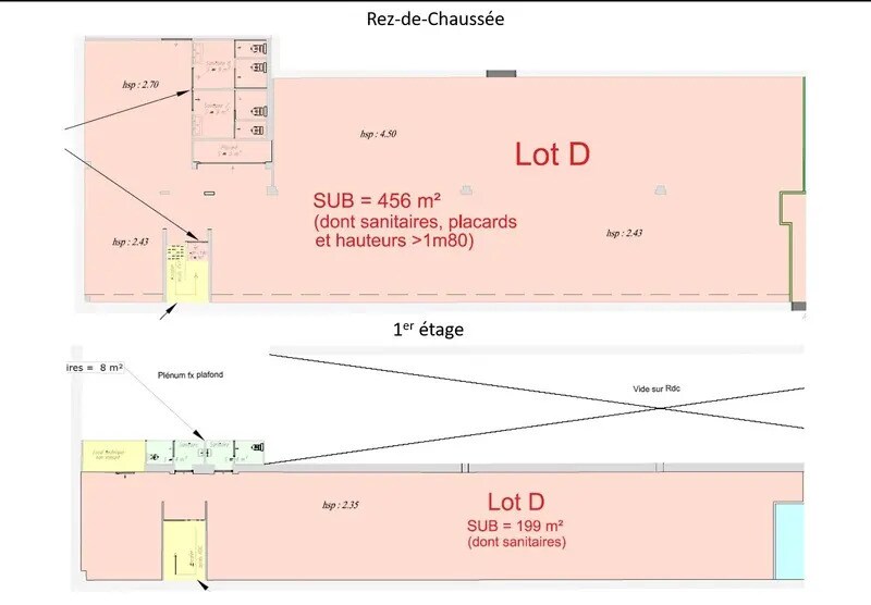 Bureau dans Vénissieux à louer - Plan d’étage – Image 2 sur 9