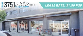 Plus de détails pour 3751 S Hill St, Los Angeles, CA - Industriel/Logistique à louer