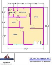 2810 W Charleston Blvd, Las Vegas, NV à louer Plan d’étage– Image 1 sur 1