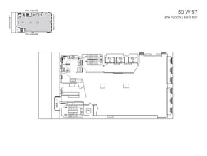 50 W 57th St, New York, NY à louer Plan d’étage– Image 1 sur 1