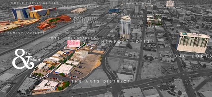 1027 S Main St, Las Vegas, NV - VUE AÉRIENNE  vue de carte