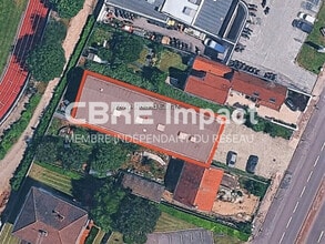92 Avenue Roland Carraz, Chenôve, CDO - Vue aérienne  vue de carte