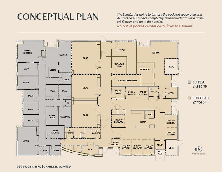 895 S Dobson Rd, Chandler, AZ à louer - Plan d’étage – Image 3 sur 3