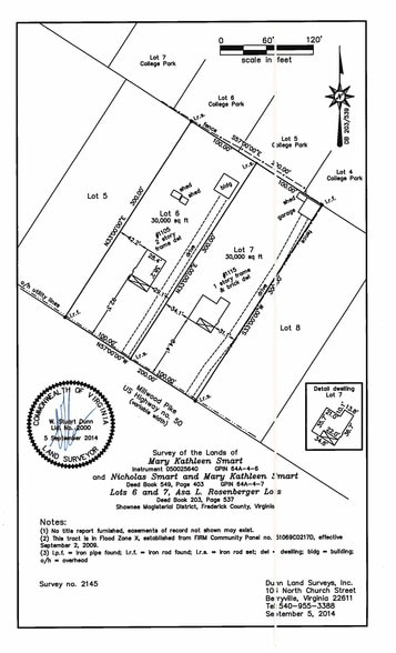 1105 Millwood Pike, Winchester, VA à vendre - Plan cadastral – Image 2 sur 2