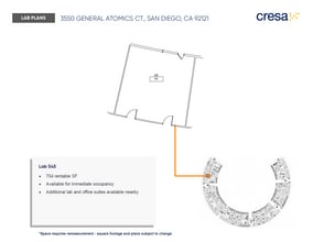 3550 General Atomics Ct, San Diego, CA à louer Plan d’étage– Image 1 sur 1