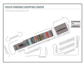 109 Volvo Pky, Chesapeake, VA à louer Plan de site– Image 1 sur 1