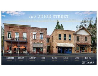 Plus de détails pour 100 Union St, Nevada City, CA - Bureau à vendre