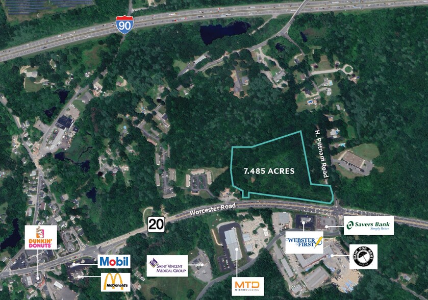 0 Worcester Rd, Charlton, MA à vendre - Aérien – Image 1 sur 1