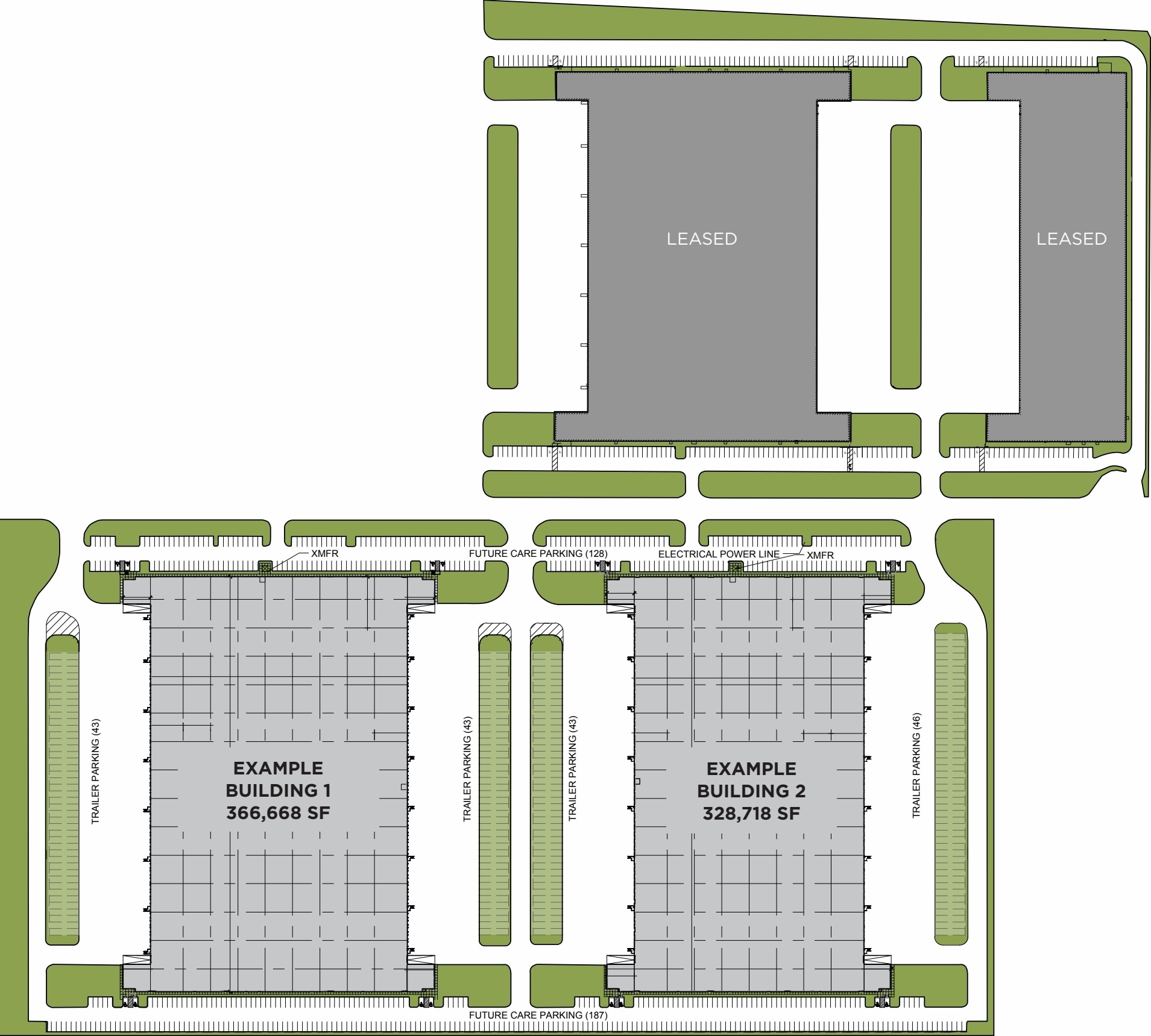 8903 Warehouse Center Dr, Humble, TX à louer Plan de site– Image 1 sur 9