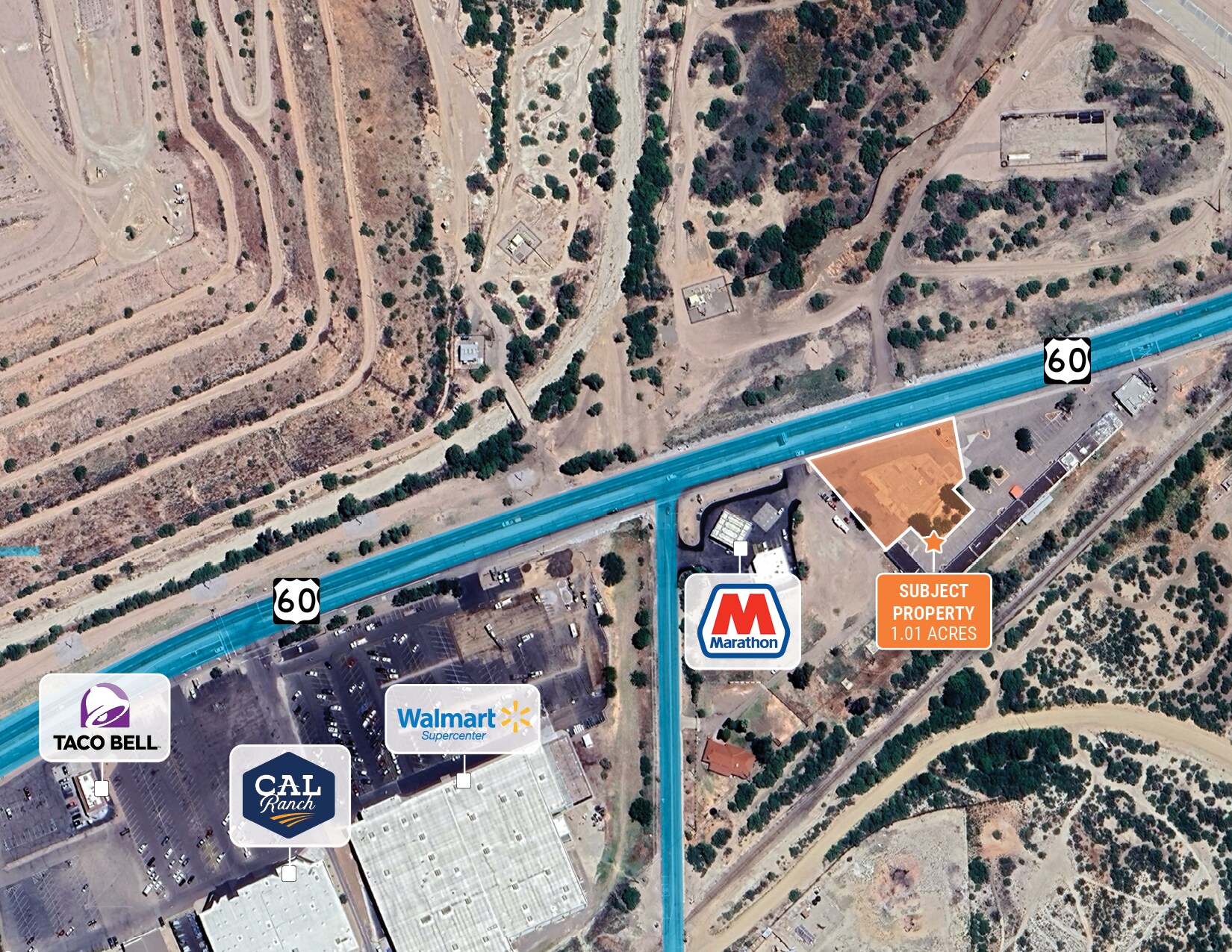 2370 U.S. 60, Miami, AZ à vendre Aérien– Image 1 sur 3