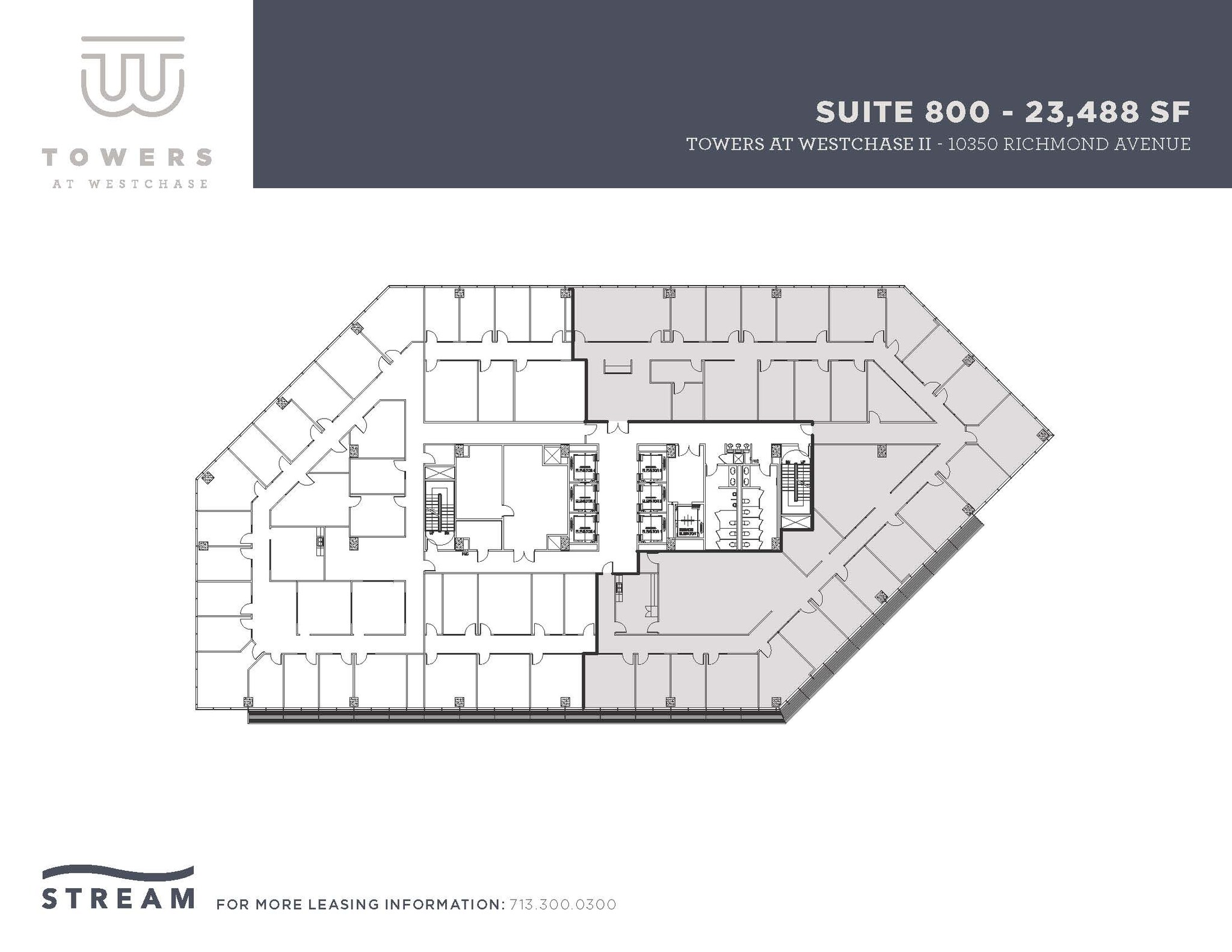 10350 Richmond Ave, Houston, TX à louer Plan d’étage– Image 1 sur 1