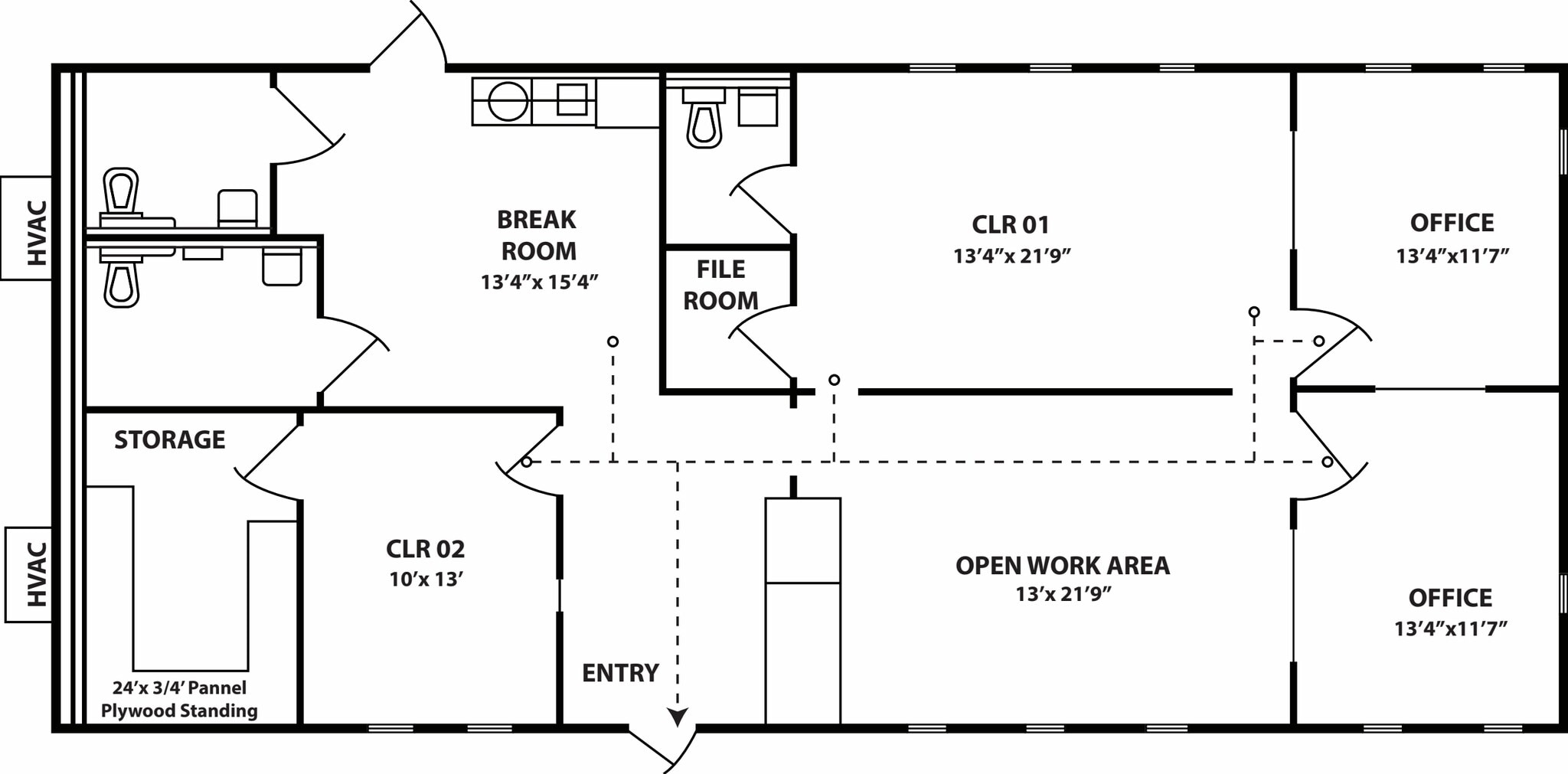 950 Trinity Dr, Mansfield, TX à louer Plan d’étage– Image 1 sur 5