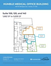 1485 FM 1960 Byp E, Humble, TX à louer Plan d’étage– Image 1 sur 1