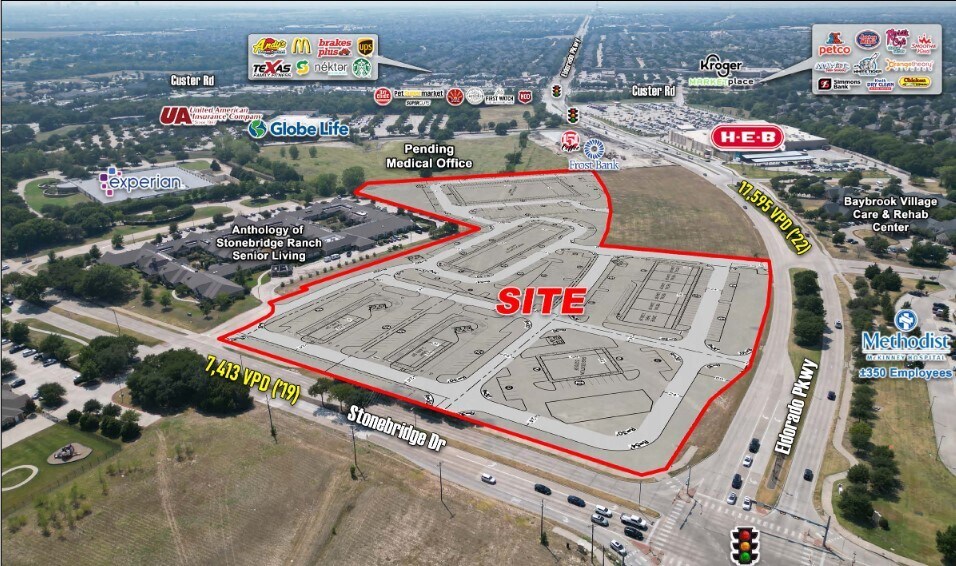 Stonebridge Dr & Eldorado Pky, McKinney, TX à louer Photo principale– Image 1 sur 4