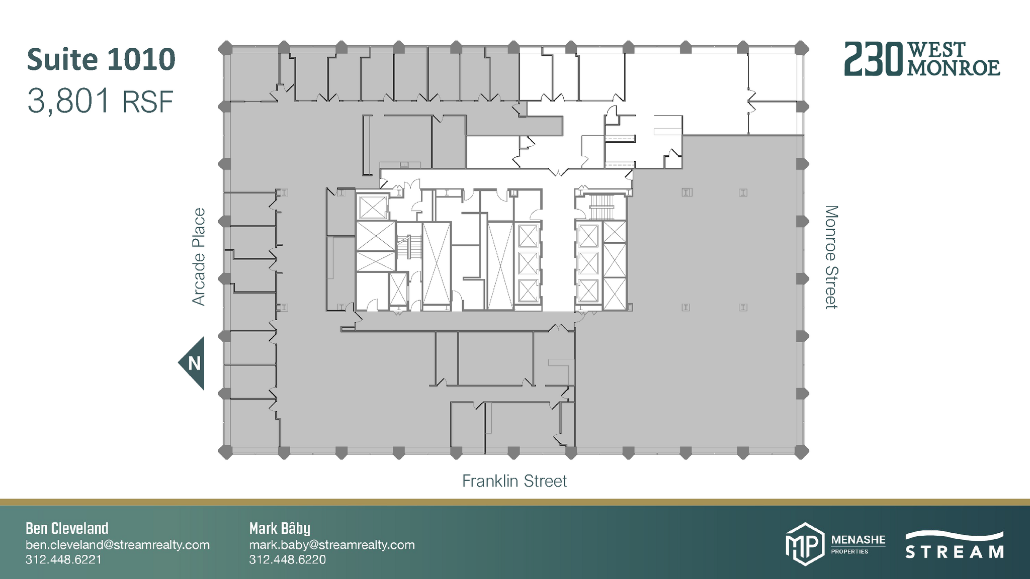 230 W Monroe St, Chicago, IL à louer Plan d’étage– Image 1 sur 1