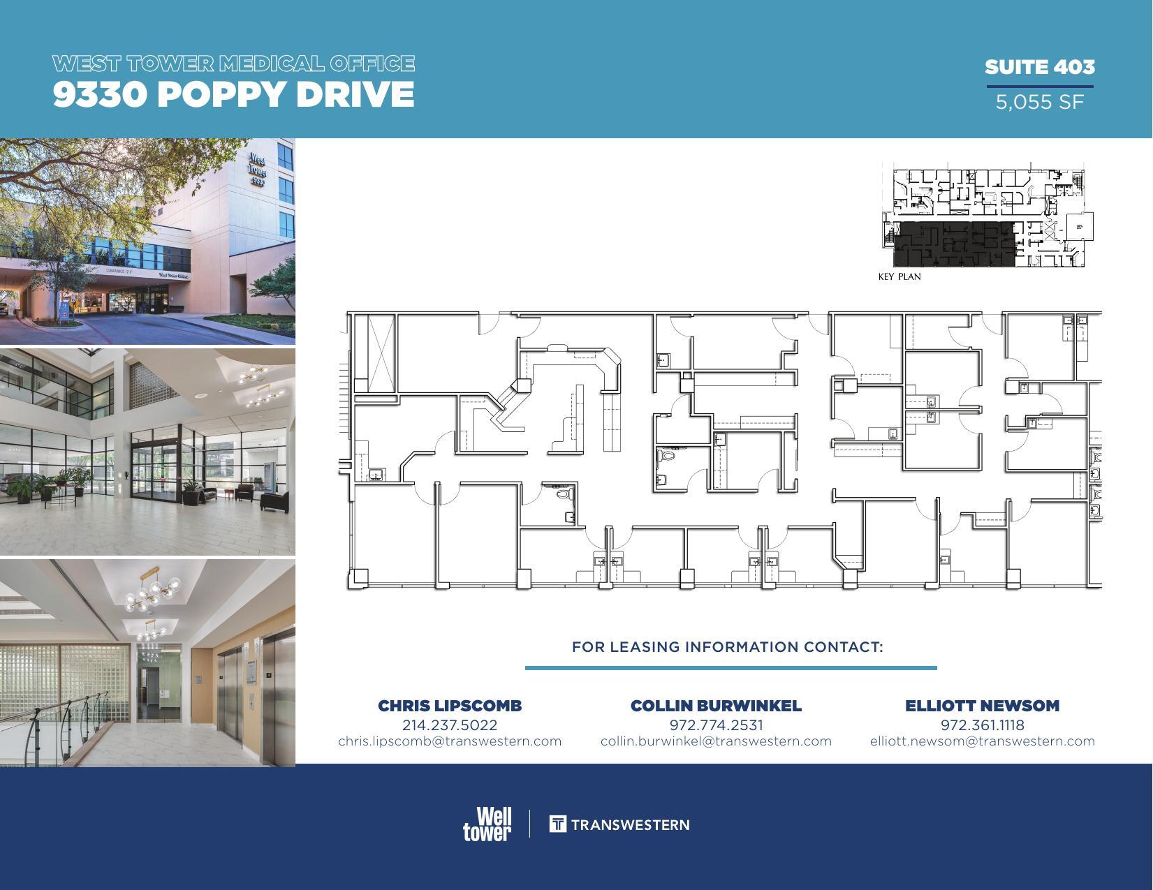 9330 Poppy Dr, Dallas, TX à louer Plan d’étage– Image 1 sur 1