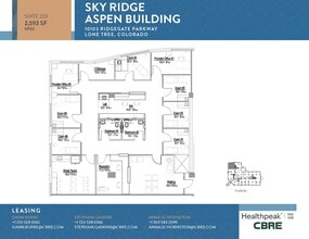 10535 Park Meadows Blvd, Lone Tree, CO à louer Plan d’étage– Image 1 sur 1