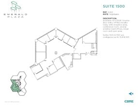 402 W Broadway, San Diego, CA à louer Plan d’étage– Image 1 sur 1