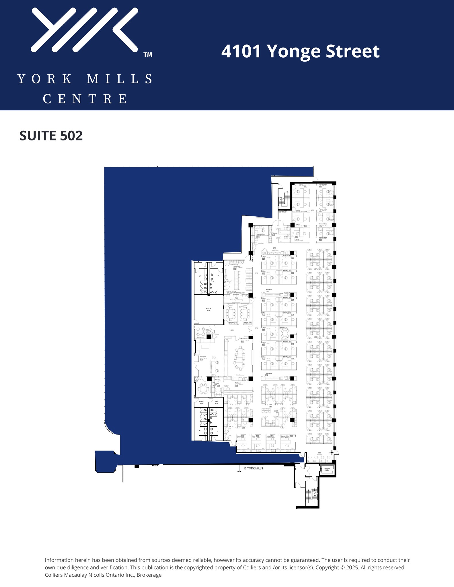 10-20 York Mills Rd, Toronto, ON à louer Plan de site– Image 1 sur 1