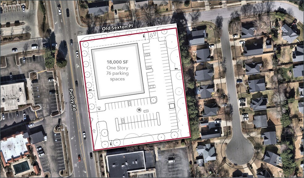7601 Purfoy Rd, Fuquay Varina, NC à vendre - Plan de site – Image 2 sur 13