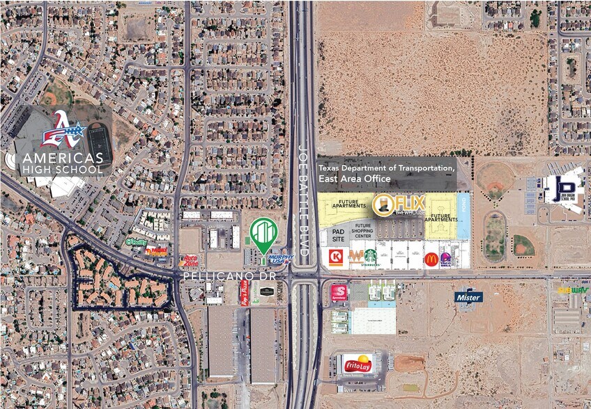 12295 Pellicano Dr, El Paso, TX à louer - Photo de l’immeuble – Image 3 sur 3