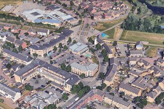 Four Chimneys Crescent, Peterborough, CAM - Vue aérienne vue de carte